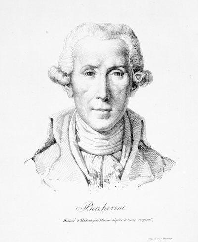 Luigi Boccherini by Etienne Mazas
